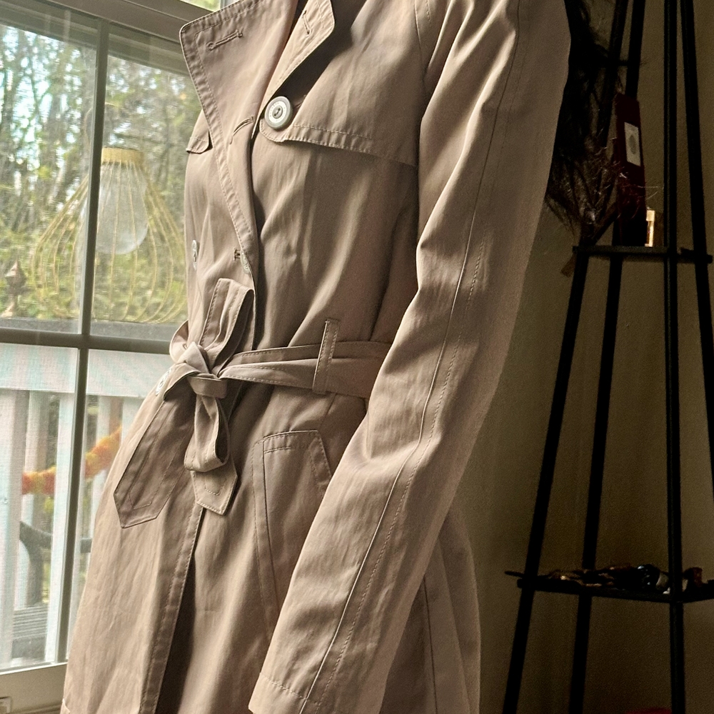 Express Women's Beige Trench Coat